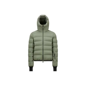 Moncler Grenoble Zip Up High Neck Down Jacket
