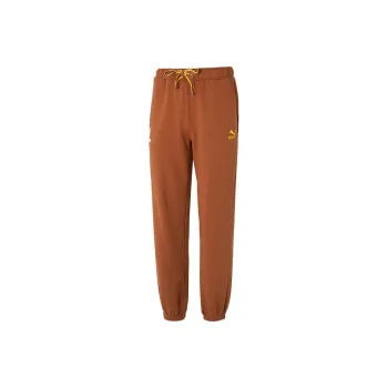 PUMA Knitted Sports Pants Men's Earth Brown
