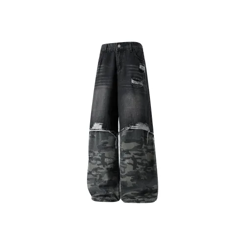 PAEFA Jeans Unisex Black