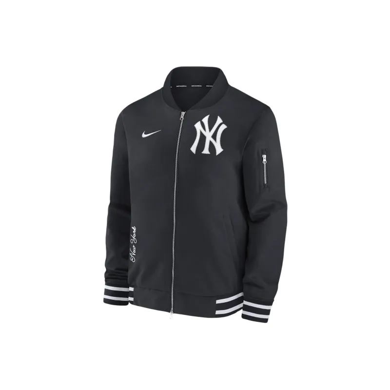 Nike New York Yankees Authentic Collection Jackets Coats Men's Black-0