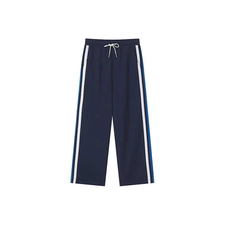 YOSHIYOYI Knitted Sweatpants Unisex Navy Blue-0