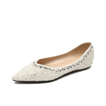 City Camel Casual Single Shoes Women's Ecru