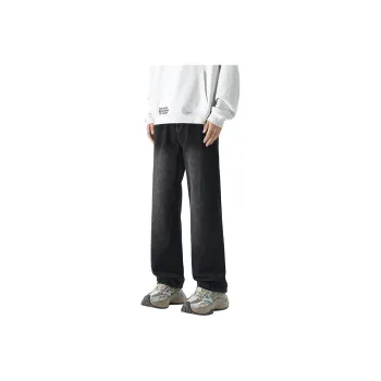 IJRJ Jeans Unisex Distressed Gray