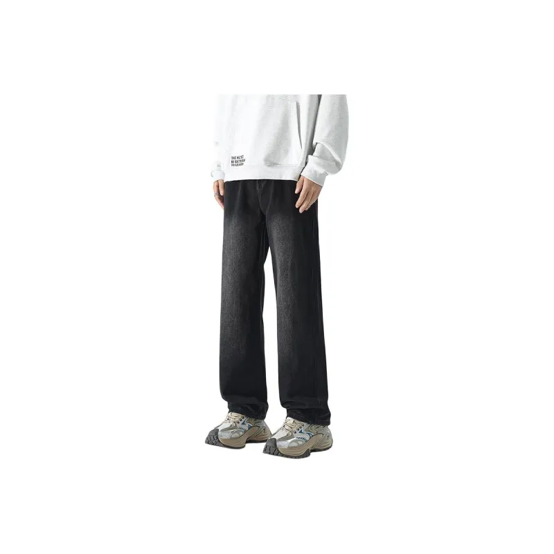IJRJ Jeans Unisex Distressed Gray-0