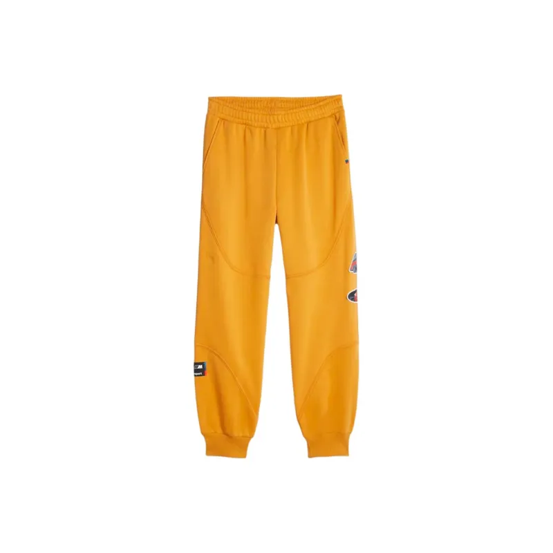 PUMA Knitted Sports Pants Men's Yellow-0