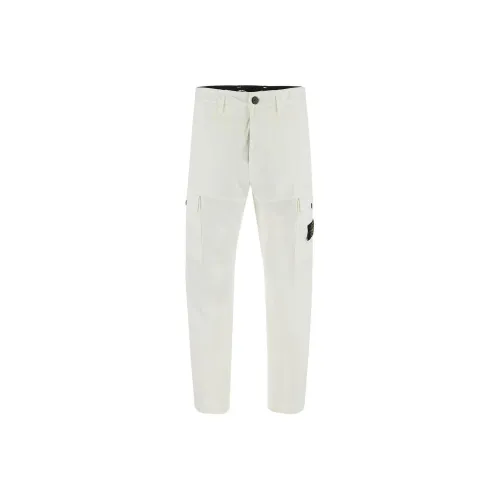 STONE ISLAND Cargo Pants Men's White