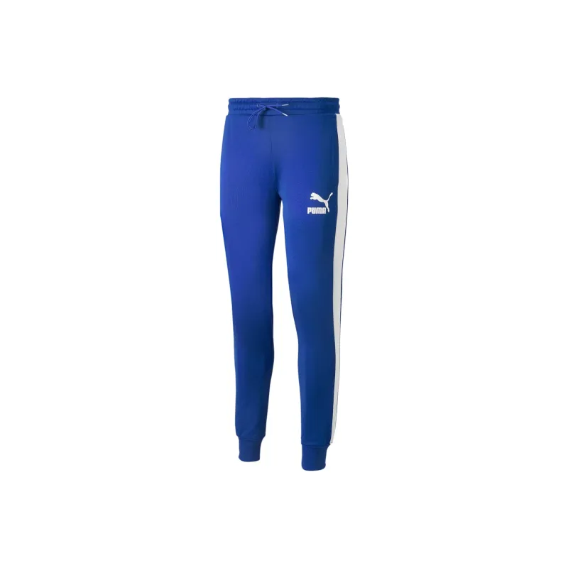 PUMA Knitted Sports Pants Men's Blue-0