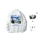 White (Comes with Trendy Necklace+Crossbody Bag)