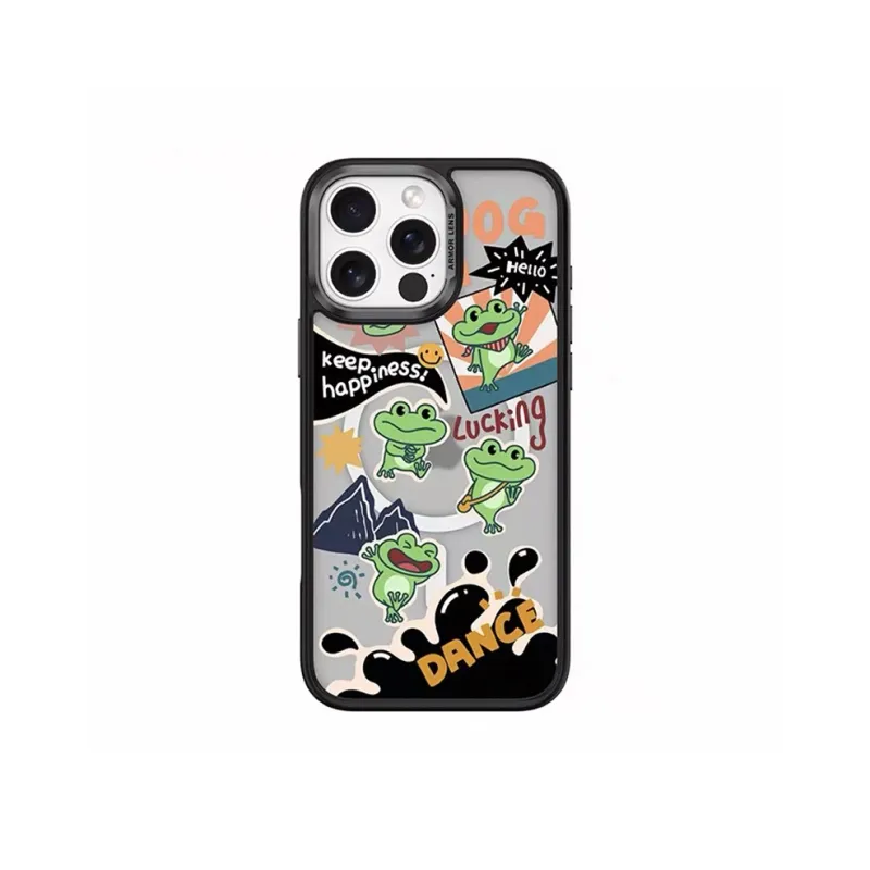 Comma TPU+PC+Magnet Material Cartoon, Impact Resistant Case Phone Cases Compatibility With IPhone 16 Collection-0