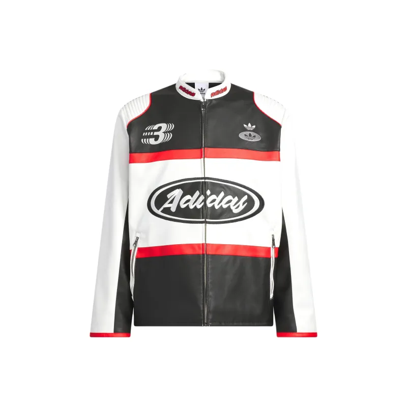 Adidas Originals V DAY SS25 RAC PLTR JKT M Jackets & Coats Men's White/Black-0