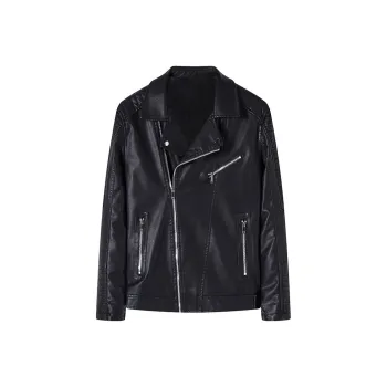 LISENPOK Leather Jackets Unisex
