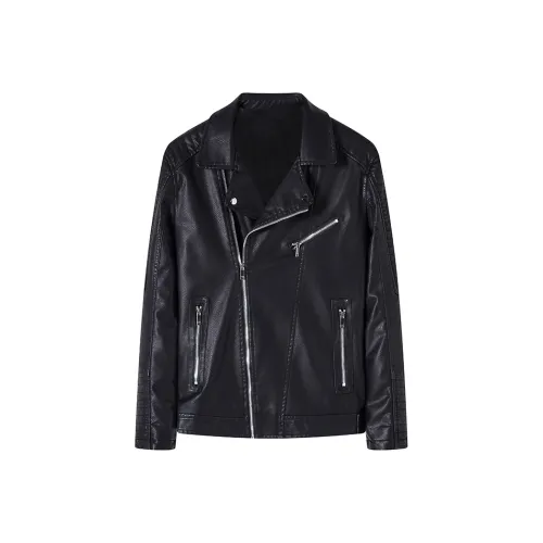 LISENPOK Leather Jackets Unisex