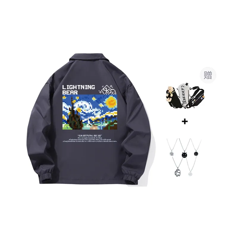 LIGHTNING BEAR Jackets Coats Unisex-14