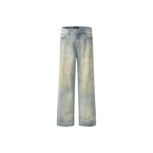 GBXM Jeans Unisex Dusty Mud Blue