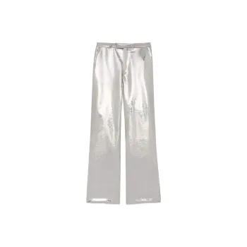 GUCCI Casual Pants Men Silver