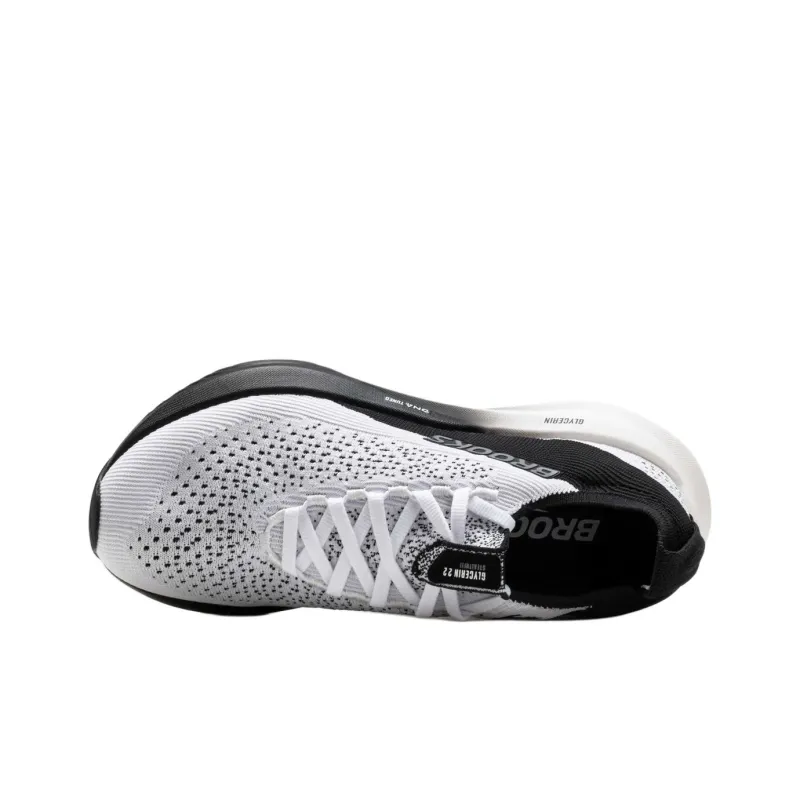 Brooks Cushioned Wear-Resistant Coverage Low-Top Running Shoes Unisex White-2