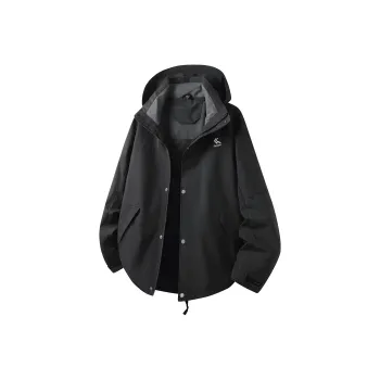 Feiyue Jacket Unisex Black Single Windbreaker Jacket