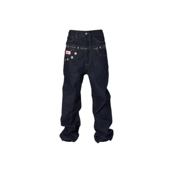 GLACIERBOY Jeans Men 'Undying' Zippers Original Jeans