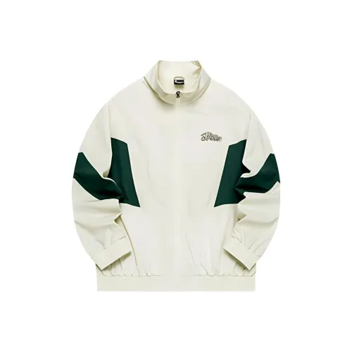 361° Jackets Coats Men's Sandalwood White/Deep Emerald Green