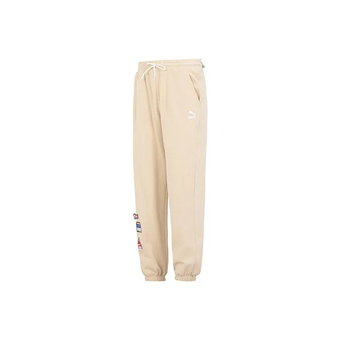 PUMA Knitted Sports Pants Men's Khaki-0
