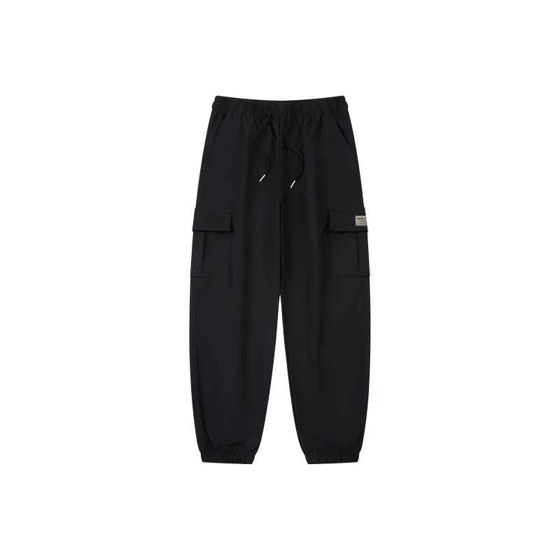 Warrior Knitted Sports Pants Unisex Black-0