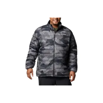 Columbia Powder Lite 2Omni-Heat Jackets Coats Men's Black Camouflage