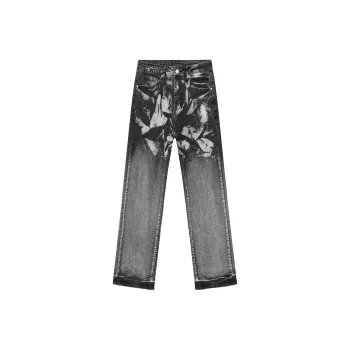 XINYINSU Jeans Unisex Black
