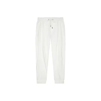 DAVID NAMAN Knitted Sweatpants Men White