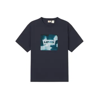 Levis T Shirts Men Navy Blue