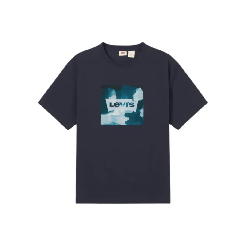 Levis T Shirts Men Navy Blue-0