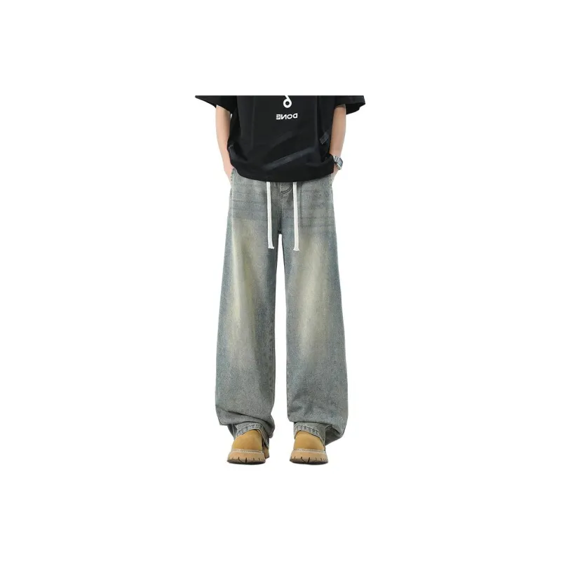 Warrior Huichao Riding The Wind Collection Jeans Unisex-4