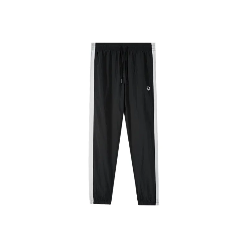 RIGORER Knitted Sports Pants Unisex Pure Black-0