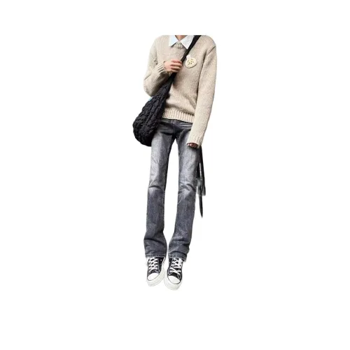 Weles Jeans Unisex Black Gray Color