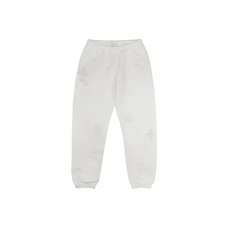 Chrome Hearts Casual Pants Unisex White-0