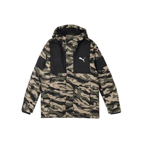 PUMA ProtectiveAOP DOWN JACKET Down Jacket Men's Black/Camouflage