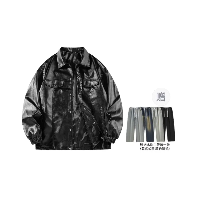 RAMPAGE Leather Jackets Unisex-7