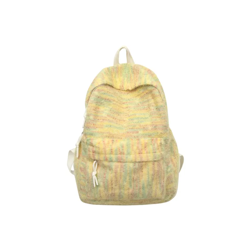 ZOGA Knitted Fabric With Nylon Backpack Women's Multicolor-0
