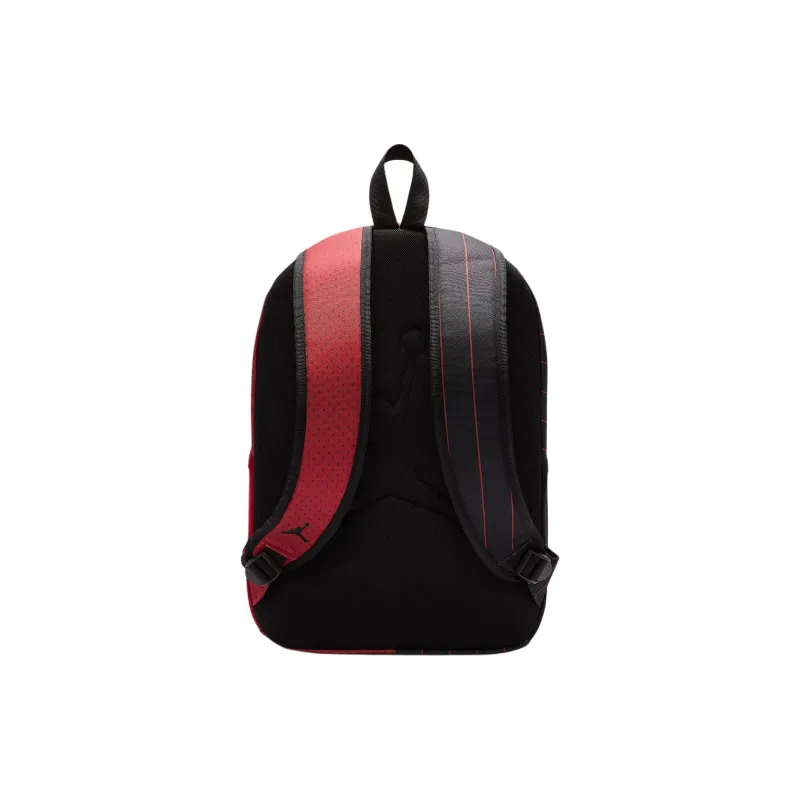 Jordan Polyester Backpack Unisex Black & Red-2