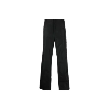 Balenciaga Crinkled Effect Straight Leg Trousers