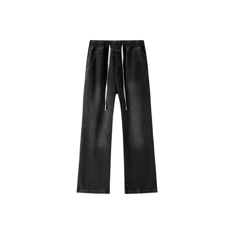 NICE BOAT ANIMATION Jeans Unisex Black-0