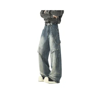 TELENT Jeans Unisex Vintage Blue