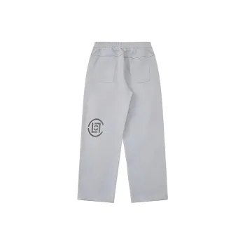 CLOT Kung Fu Series Knitted Sweatpants Unisex Gray