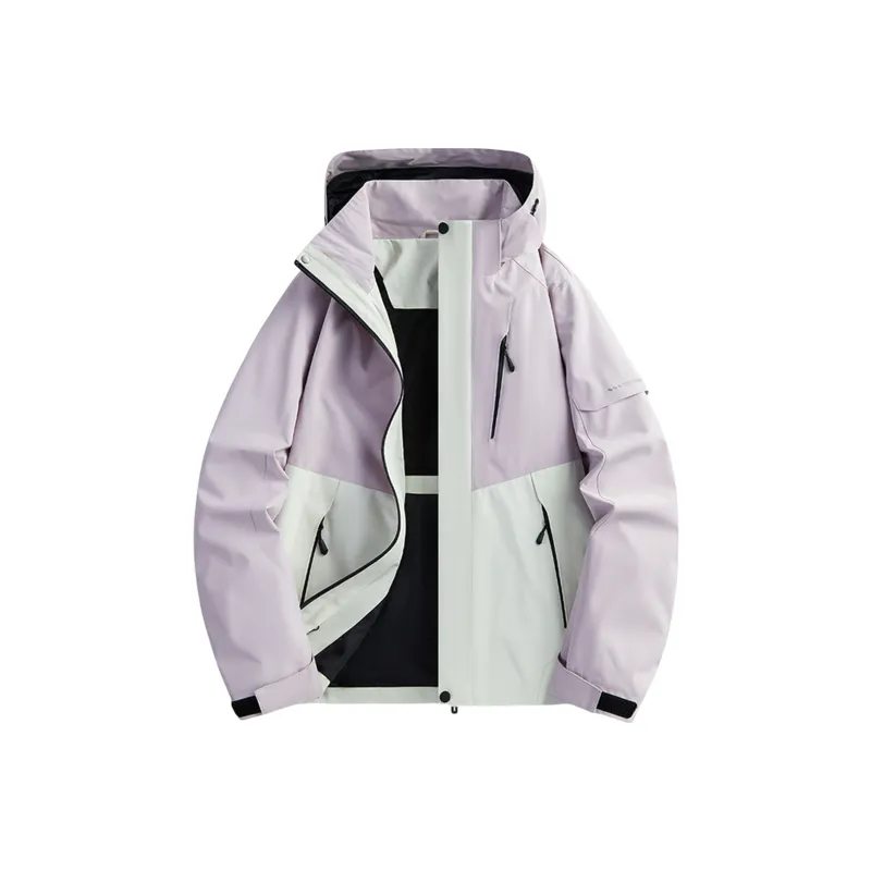 Mulinsen Jackets Coats Unisex Ivory White-Fruit Green-2