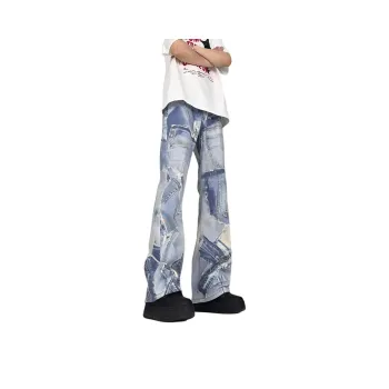 HELEH Jeans Unisex Light Blue