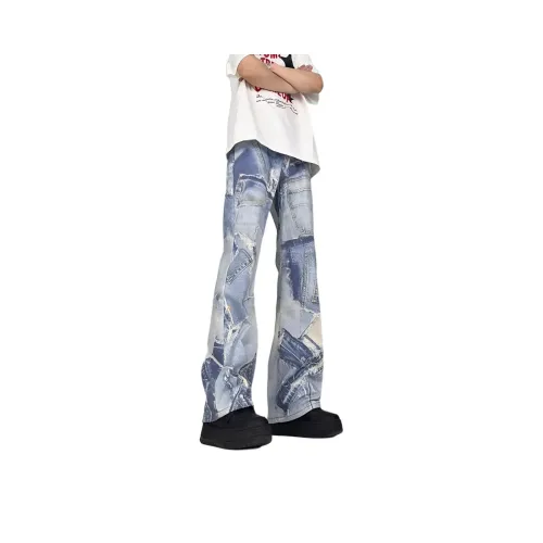 HELEH Jeans Unisex Light Blue