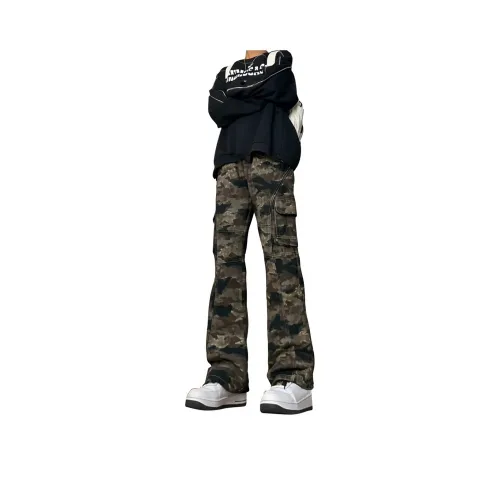 FONDLOOK Casual Pants Unisex's Camouflage