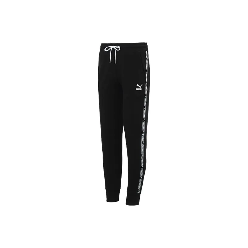 PUMA Knitted Sports Pants Men Black-0