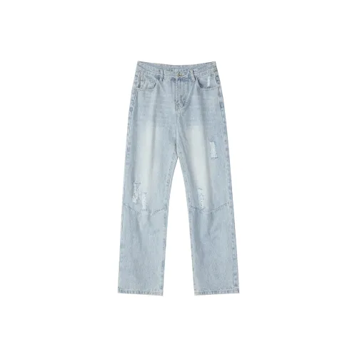R.super SS24 Jeans Unisex Light Blue