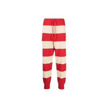 GUCCI Knitted Sweatpants Men Red