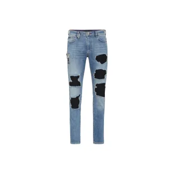 PHILIPP PLEIN Ripped Skinny fit Jeans